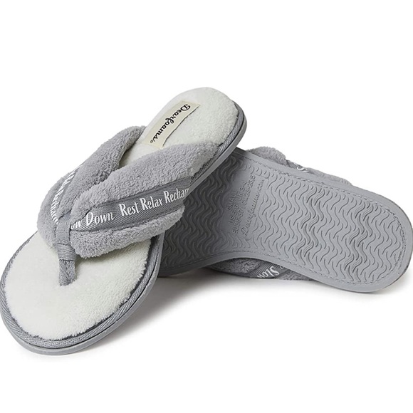 🍀 4/$20 Sale Dearfoams Women's Terry Spa-Inspired Gift Bundle Slipper - Picture 3 of 6